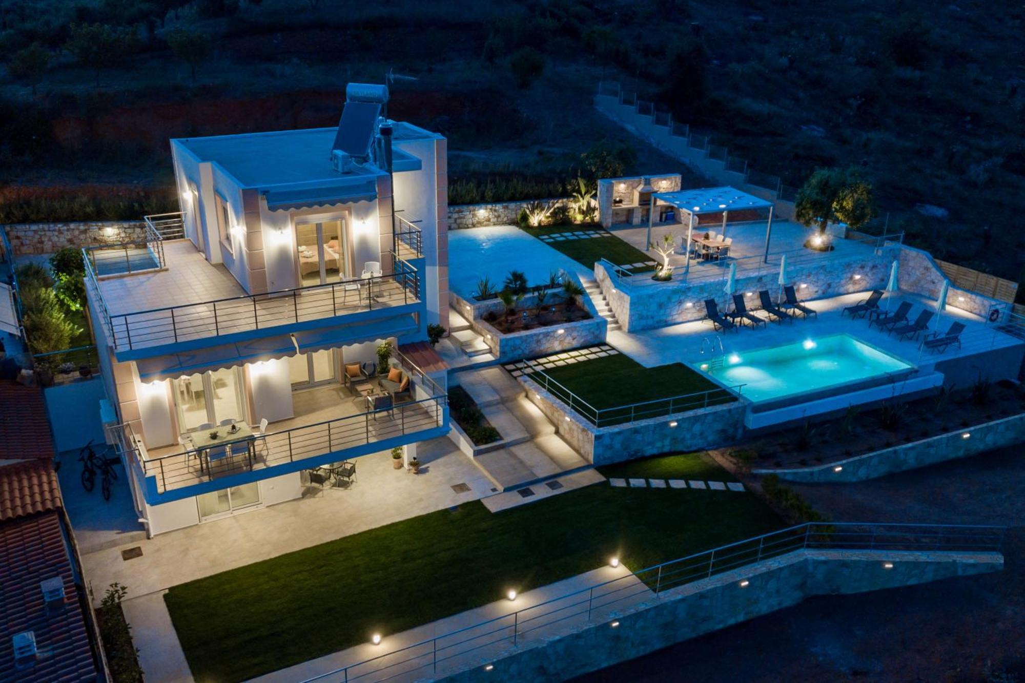 Villa Oasis Galatas  Ngoại thất bức ảnh
